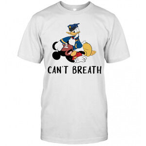Mickey Mouse And Donald Duck Cant Breath T-Shirt